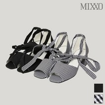 미쏘 리본 레이스업 샌들 MIAWN952SG