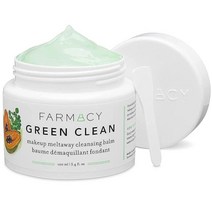 Farmacy 내추럴 메이크업 리무버 그린 클린 멜타웨이 클렌징 밤 화장품 200ml, 6.8 Fl Oz (Pack of 1)