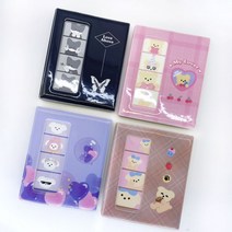 인생4컷 컬렉트 앨범 소중한 추억 모으기 인생템 우정템 커플템 폴라로이드사진 즉석사진첩 재미있는사진, 핑크
