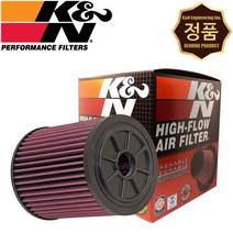 K&N E-0664 반영구적 순정형 튜닝 흡기 에어필터 아우디 RS6 4.0 가솔린 RS7, 1개입
