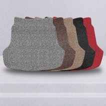 라임 차량용 코일 트렁크매트 두께12mm 레드블랙, 구쏘울