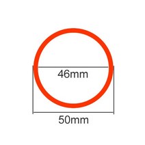 아연각관 T2 구리 파이프 튜브 외경 45mm50mm54mm 모세관 중공 공장 아울렛, [02] OD50 ID46, [02] Custom length, 1개