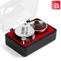 magnifying glass J594 30배율 접이식 휴대용확대경 루페 휴대용돋보기, 1세트
