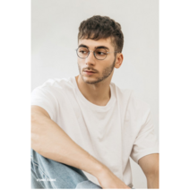 아이로닉아이코닉(ironiciconic) 프랭크커스텀st IN1149 C.1(블랙-실버) 베타티타늄 다각형 초경량 세련된 고급스러운안경