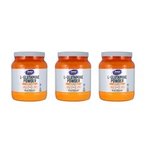 나우푸드 L-글루타민 파우더 비건, 1kg, 3개