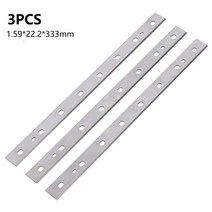3Pcs 13 인치 나무 대패 질 블레이드 DeWalt DW735 dw735x 고속 철강 가역 전기 칼, 한개옵션0