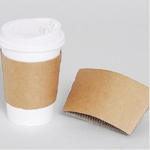 천운패키지 컵홀더(무지-크라프트) 1000개입, 1박스