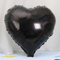 풍선 파티풍선 5pcs 하트 사랑 헬륨 호 일 웨딩 장식 Ballon 기념일 이벤트 파티 Globos Fiesta, [01] 18 인치, [02] 5pcs Black