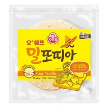 오뚜기 오쉐프 밀 또띠아 25cm 12장 780g X2개, 2팩