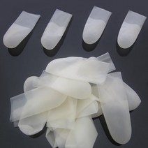 100P 라텍스 손가락 장갑 핑거넵 민자 골무, S