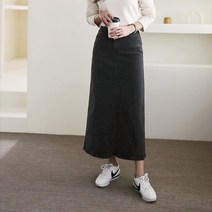 다와몰 [사은품증정] / 443 다크쵸코 밴딩 롱스커트/스판 빅사이즈 S부터 3XL/ 블랙 /[전고객 사은품증정]