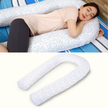 푹신한 임산부 쿠션 U자 바디필로우 대형