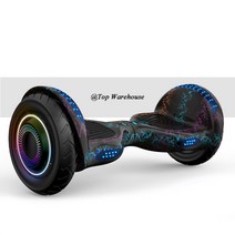 TopWarehouse 지능전동평형차 이륜 평행차 전동킥보드, 10인치 발광휠 - 번개