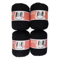 울클럽 모티브 버킷햇 만들기 DIY 올리오실 4볼세트 + 동영상, 739 리얼블랙