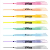 라인프러스 엘라스토머 탄력 형광펜 12개입, lemon