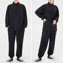 남자 플리스 아노락 셋업 후리스 세트 실내복 트레이닝 원마일웨어