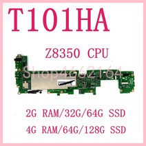 t101ha 2gb ram 32g ssd z8350 cpu mainboard for asus transformer book t100ha t101h t101ha 태블릿 마더보드 테스, 램 2g ssd 32g