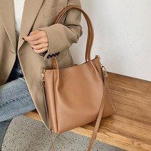 여성 무지 숄더백 투웨이 크로스백 오피스가방