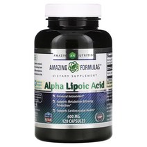어메이징 뉴트리션 알파리포산 600mg 120정, 1개, 기본
