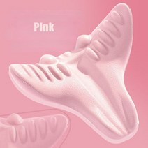 목 어깨 스트레처 이완제 경추 척추지압 요법 견인 장치 베개 통증 완화 정렬 선물, [07] Pink