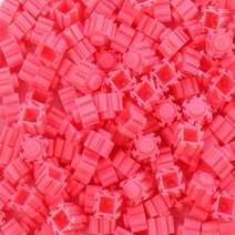 mytoys 디폼블럭 8mm 1000개 대용량 리필팩 33색상 도안집 증정, #1000개 24.진분홍색