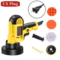 유막제거 싱글 무선 듀얼 유선 차량 용 자동차 광택기 자동차 폴리셔 110V 700W 전기 왁싱 글레이징 기계, 02 US Plug