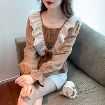 프릴 블라우스 하늘비즈 A31 A555A688