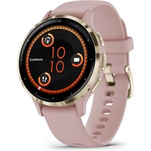 Garmin Venu 3 GPS Health & Fitness 스마트워치 with AMOLED 터치 디스플레이 50대남자, Pink Dawn & Peach Gold (41MM)