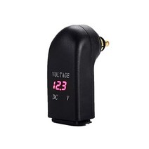 오토바이usb포트 오토바이usb 오토바이시거잭 호환 듀얼 usb 충전기 전원 어댑터 hella din 소켓 led 디지털 디스플레이 bmw f900r r1250 gs r1200, 빨간색