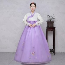 여성 한복 드레스 봄 여름 가을 이쁜 공연 무대 전통 드라마 국악 의상 고급 성인 명절 사극 자수 예쁜 요즘 여자 저고리 치마 원피스 women hanbok JX1820