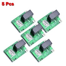 스마트홈 스마트전등스위치 SONOFF-RE5V1C 와이파이 스위치 5V DC 릴레이 모듈 스위치 인칭 자동 잠금 모드 앱/음성 원격 10 개입, 05 5piece, 05 5piece