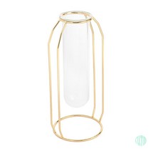 시험관 꽃병 10X24CM 골드 골드프레임화병 인테리어화병미니 미니화병 오브제화병