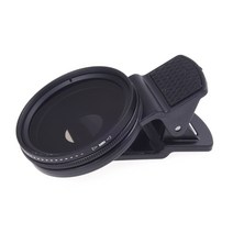 37Mm 휴대폰 카메라 렌즈 전문 렌즈 CPL Android 스마트 폰 중립 밀도 필터 원형 편광 필터 ND2-ND400 키트, 하나, 검정