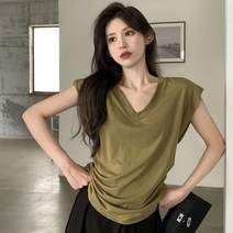 어깨뽕 티셔츠 상의 숄더업 숄더티 옷 어깡 맵시 45