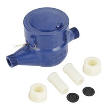 전자 정원 유량계 P82D 냉수 측정기 15mm 1/2 in Water Flow Meter with Fittings Garden & Home Usage, 한개옵션0