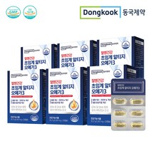 동국제약 혈행건강 초임계 알티지 오메가3, 6개, 30캡슐