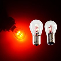 더밝은 빨간색 LED 브레이크등 깜빡이등 마티즈 골프 모닝 1톤탑차 쏘렌토R, 싱글타입