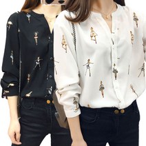 러블로어 춤추는 발레리나 블라우스 2p 세트