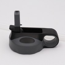 빨대마개 뚜껑 스트로우캡 실리콘 커버 병밀짚 플립 뚜껑 넓은 입 물병 야외 휴대용 패션 플라스틱 병 1, 04 다크 그레이