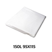 [이지포장]대용량 비닐봉투 투명 150L 95x115(50매) 재활용 분리, 단품, 단품