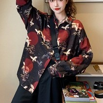 현재는아름다워 25회 옷 드라마 윤정자 반효정 스타일 프린트 셔츠 블라우스