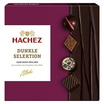 Hachez 하세스 독일 직배송 다양한 초콜릿 모음 셀렉션 125g Dunkle schokolade Selektion, 1팩