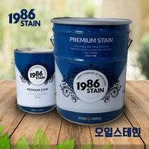 1986 오일스테인 오일스텐 방부목 목재 페인트 4L, 도토리
