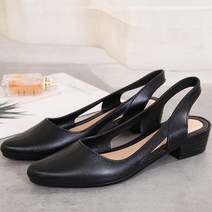 여성 샌들 슬링 백 캐주얼 Skidproof 비치 신발 발가락 Chunky Med Heels 플립 플롭 Cleisure 스타일