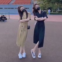 캐주얼원피스 가을 여행룩