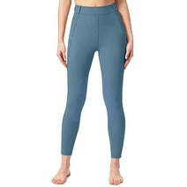 SANTINY 지퍼 포켓이 있는 여성용 승마 바지 무릎 패치 학교 타이츠 .. 정품보장