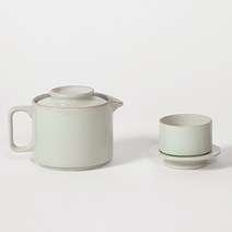 국산 단아한 도자기 옮음 다기 세트 3종 6P세트 차 1인 2인 다도세트, 비취, 2인 다기세트 6P