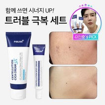 [트러블 극복 2종 SET] 피부미 센텔루션 시카 크림 3X 100ml + 스팟크림15ml, 2. 지성/복합성 피부 세트