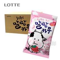 롯데 H70-박스-말랑카우 딸기79g 20입