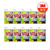 [3M]탄냄비눌은냄비용 철 스펀지 수세미 10개